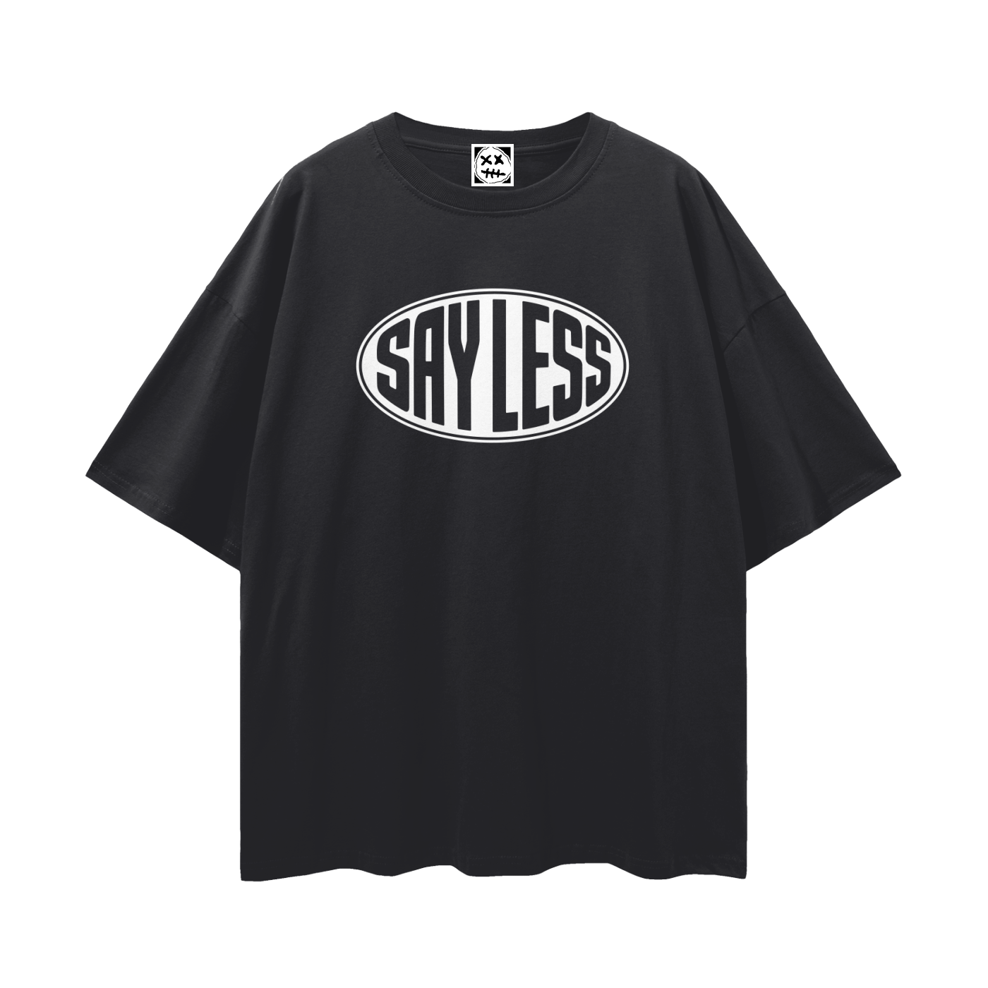 Stamp Face Drop Shoulder T-Shirt