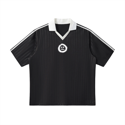 Set Piece Striped Soccer Jersey