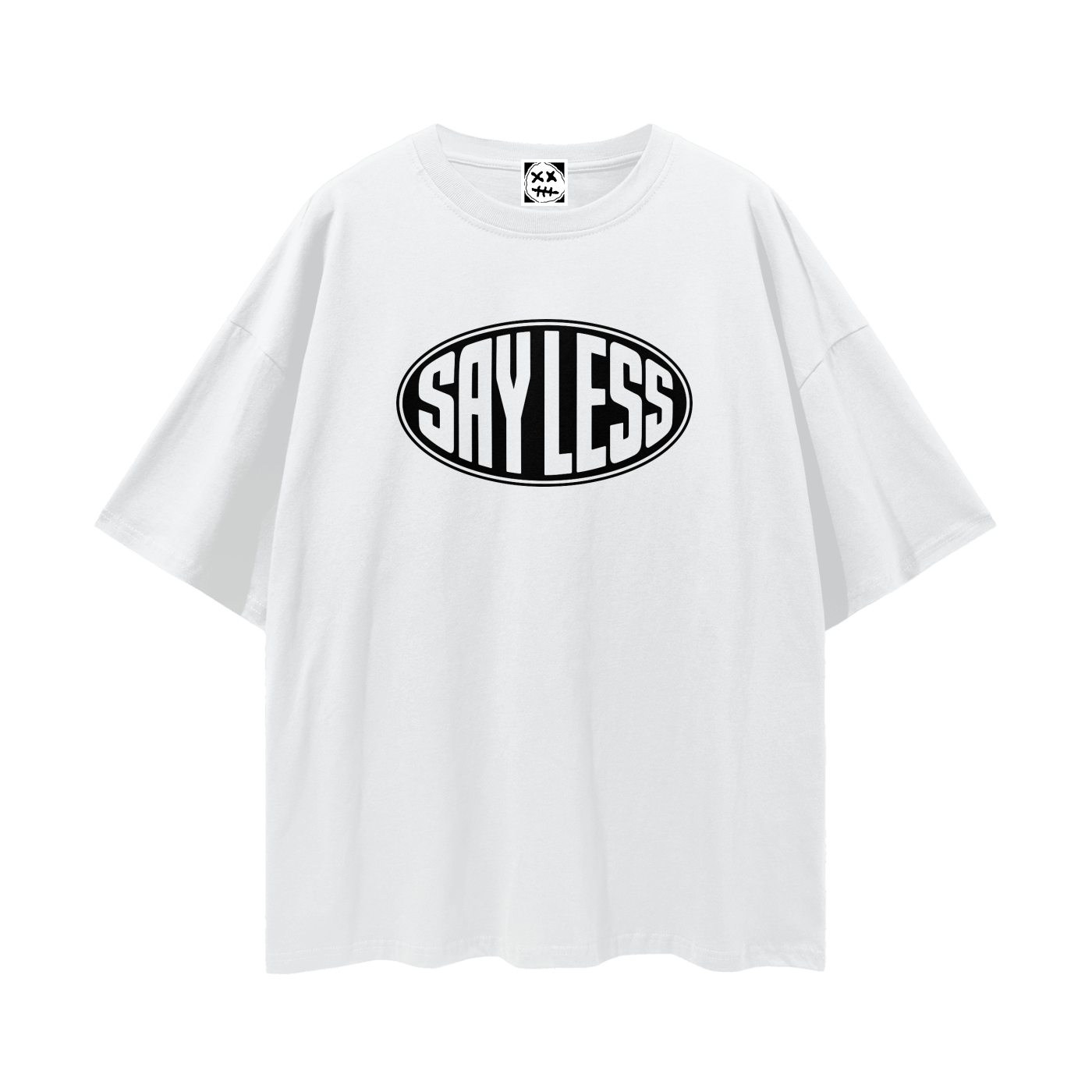 Stamp Face Drop Shoulder T-Shirt